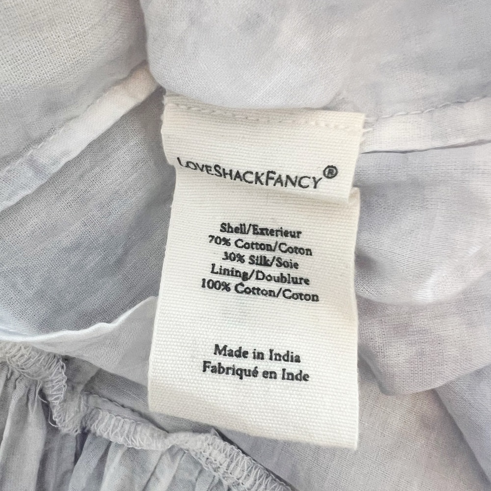 Large  LoveShakeFancy Silk Blend Ruffle Dress - Picture 7 of 7
